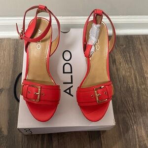NIB: Aldo Coral Wedge Sandals